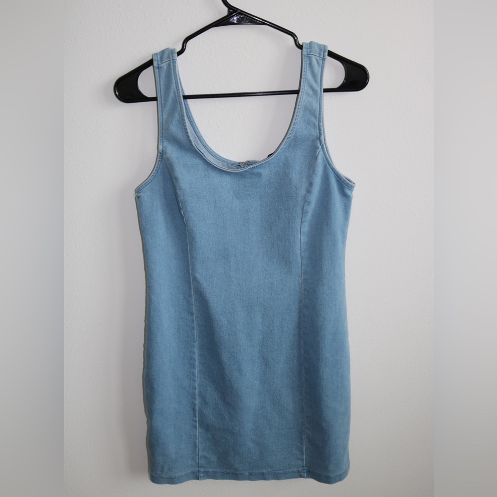 FOREVER 21 Denim Bodycon Mini Dress